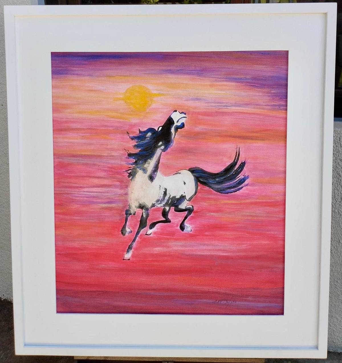 ‘DREAMER (Mediterranean Sunset)’ by Marivic Rufino.
